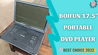 BOIFUN 175quot Portable DVD Player with 156quot Large HD Screen Review amp How To Use  Best DVD Player [upl. by Watts]