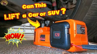 Amazing This TINY Portable 5 TON Electric Car Hydraulic Jack WILL BLOW YOUR MIND [upl. by Nylauqcaj596]