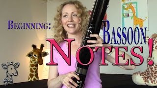 HOW TO Beginning Fingerings for the Bassoon [upl. by Yelnek]