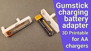 My Own 3D Printed Gumstick Battery Adapter [upl. by Astra]