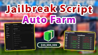 Jailbreak  Auto Farm  Aim  Car Mods Script [upl. by Hatnamas]