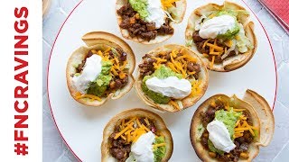 Brilliant Muffin Tin Taco Hack  Food Network [upl. by Anela]