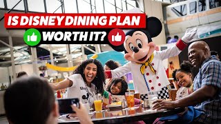 Is the Disney Dining Plan worth it [upl. by Molly]