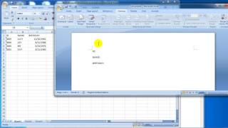 Mail Merge excel to work by custom date [upl. by Halsted877]