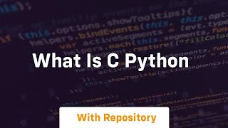 what is c python [upl. by Bremer]