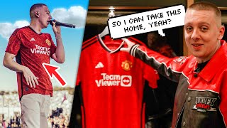 How Aitch Wore An UNRELEASED United Top At Glastonbury 😮🎪 [upl. by Rustice]