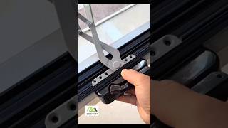 American style hand crank window opener windowopener hardware aluminiumwindows factory [upl. by Inaffets]