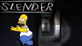 SLENDER con HOMER SIMPSON [upl. by Gar]