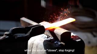 Forging Wharncliffe KnivesD2 O1 S5 [upl. by Huntingdon]