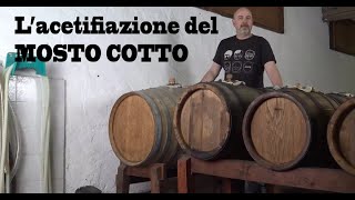 Aceto balsamico fatto in casa Lacetificazione del mosto cotto [upl. by Salzhauer]