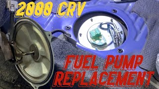 2000 CRV Fuel Pump Replacement [upl. by Iduj]