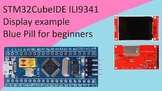 37 STM32CubeIDE ILI9341 TFT Display with STM32F103C8T6 [upl. by Renfred]