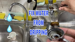 Fix water Tap from dripping  Water Tap leaking  DIY Now  step by step [upl. by Sweyn]