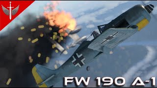 Using Speed To Out Turn  FW 190 A1 War Thunder [upl. by Philo]