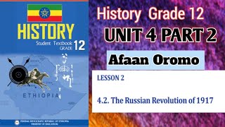 History Grade 12 New Curriculum UNIT 4 Part 2 Afaan Oromottin jaalallee Entertainment [upl. by Neuberger]