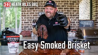 The EASIEST Smoked Brisket Recipe on the Traeger Timberline 1300  Heath Riles BBQ [upl. by Middlesworth]