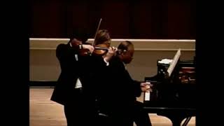 Augustin Hadelich plays Wieniawski Polonaise de Concert Op 4 2006 Indianapolis Violin Competition [upl. by Nedda949]