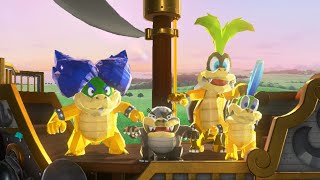 Super Mario Odyssey  All Koopaling Boss Battles [upl. by Parthenia]