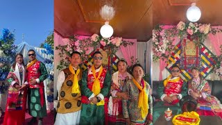 Sikkimese Traditional wedding  Our wedding videos🥂 [upl. by Ozmo]