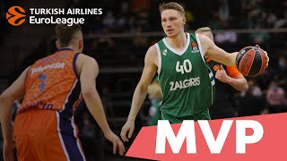 Turkish Airlines EuroLeague MVP for October Marius Grigonis Zalgiris Kaunas [upl. by Allerus]