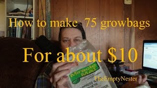 How To Make Your Own Grow Bags [upl. by Akisej570]