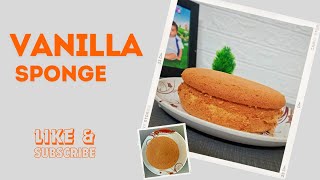 Vanilla sponge cake recipe Whithout Cake gel cake homemade tamil  David Home Bakers [upl. by Adriena944]