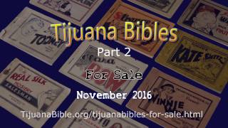 tijuana Bible Sale Winter 2016 [upl. by Knut971]