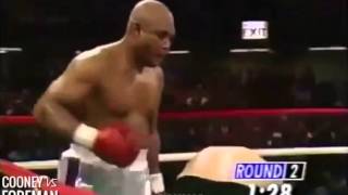 Boxing Knockouts George Foreman knocks out Gerry Cooney [upl. by Adnwahsal199]