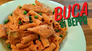 How to make BUCA di BEPPOS  Spicy Chicken Rigatoni [upl. by Mlawsky]