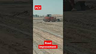 Payloader in road improvement [upl. by Rankin]