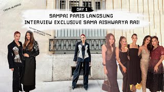 Day 1 Paris langsung Interview exclusive sama Aiswarya Rai The most Beautiful Lady in the world [upl. by Assereht]