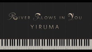 River Flows in You  Yiruma \\ Synthesia Piano Tutorial [upl. by Cristiona]