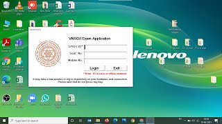 VNSGU Exam App Downloading in LaptopPC [upl. by Ylenats459]