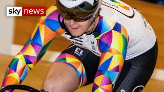 Trans cyclist defends her right to race in womens competitions [upl. by Tolmann]