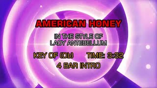 American Honey  Lady Antebellum Style [upl. by Gardy363]