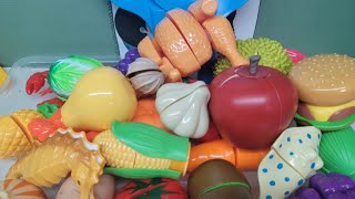 🔴LIVE CUTTING🔪🔪🌽🧅CHICKEN AND 🍎APPLE FRUITS FISH🐠 SEAFOODS ASMR [upl. by Ajup]