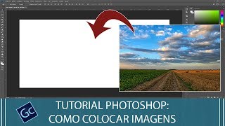 Como InserirColocar Imagens no Photoshop  Tutorial Photoshop CC [upl. by Ynnod]