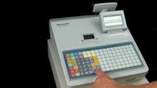 How To Stop The Receipt Printer Printing On The Sharp XEA217 Cash Register [upl. by Burrows]