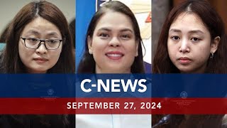 UNTV CNEWS  September 27 2024 [upl. by Huei397]