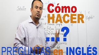 Preguntas en inglés howwhenwhowhere y auxiliares DO Does Did  curso de ingles [upl. by Farron377]