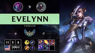 Evelynn Jungle vs Kayn  NA Challenger Patch 1412 [upl. by Sev770]