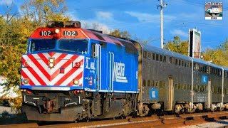 METRA Chicago Commuter Trains [upl. by Nomrej938]