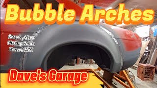 Ford Escort MK1 Restoration How to Fit Bubble Arches Sort of [upl. by Eeslek626]