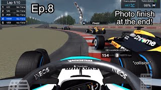 Fx Racer Championship Ep8 Bahrain  SUPER CLOSE PHOTO FINISH [upl. by Derej514]