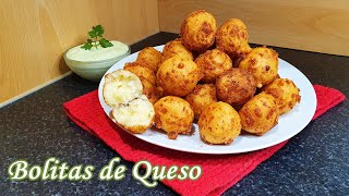 Como hacer BOLITAS DE QUESO  Pasapalo venezolano ❤👩🏽‍🍳 [upl. by Nowaj]