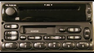 Radio FORD CDTAPE how to upgrade AUX INPUT [upl. by Sethrida]