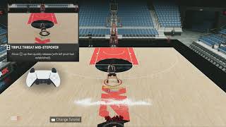 NBA 2K22 HOW TO PERFORM TRIPLE THREAT  Triple Threat Tutorial [upl. by Lytton]