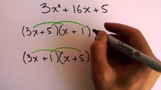 Factoring Quadratic Expressions Pt 3 [upl. by Nosilla]