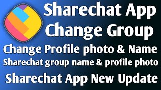 How To Change Sharechat Group Name amp Profile PhotoSharechat Group [upl. by Maxentia]