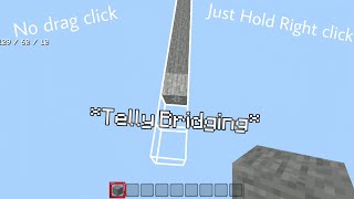 How to Telly Bridge on Minecraft Bedrock Edition Easy [upl. by Adlee]